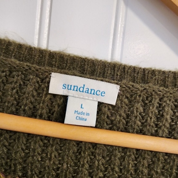 Sundance Womens Large Striped Sweater Cozy Goblin Granola Rainbow Mohair Blend - Picture 2 of 4